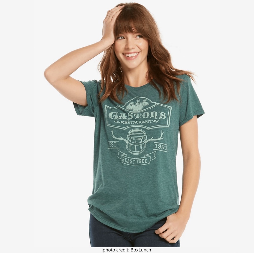 Disney Beauty & the Beast Gaston’s Restaurant Tee (M)